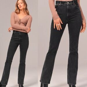 Abercrombie & Fitch Curve Love 70s Vintage Flare Jeans